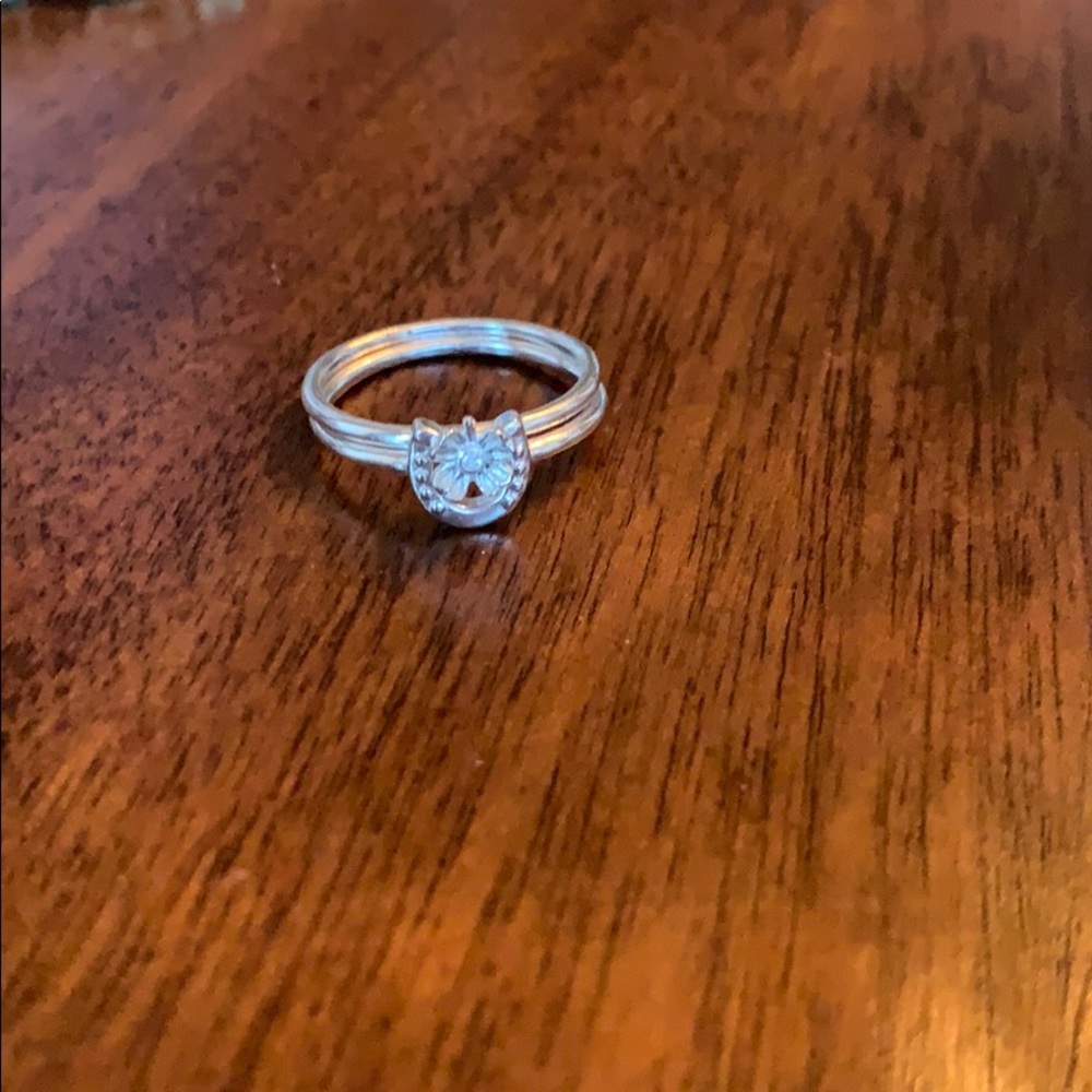 Best of Luck Sterling Silver Nesting Rings